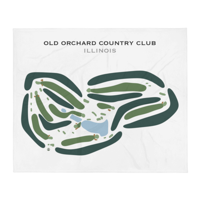 Old Orchard Country Club, Illinois - Printed Golf Courses