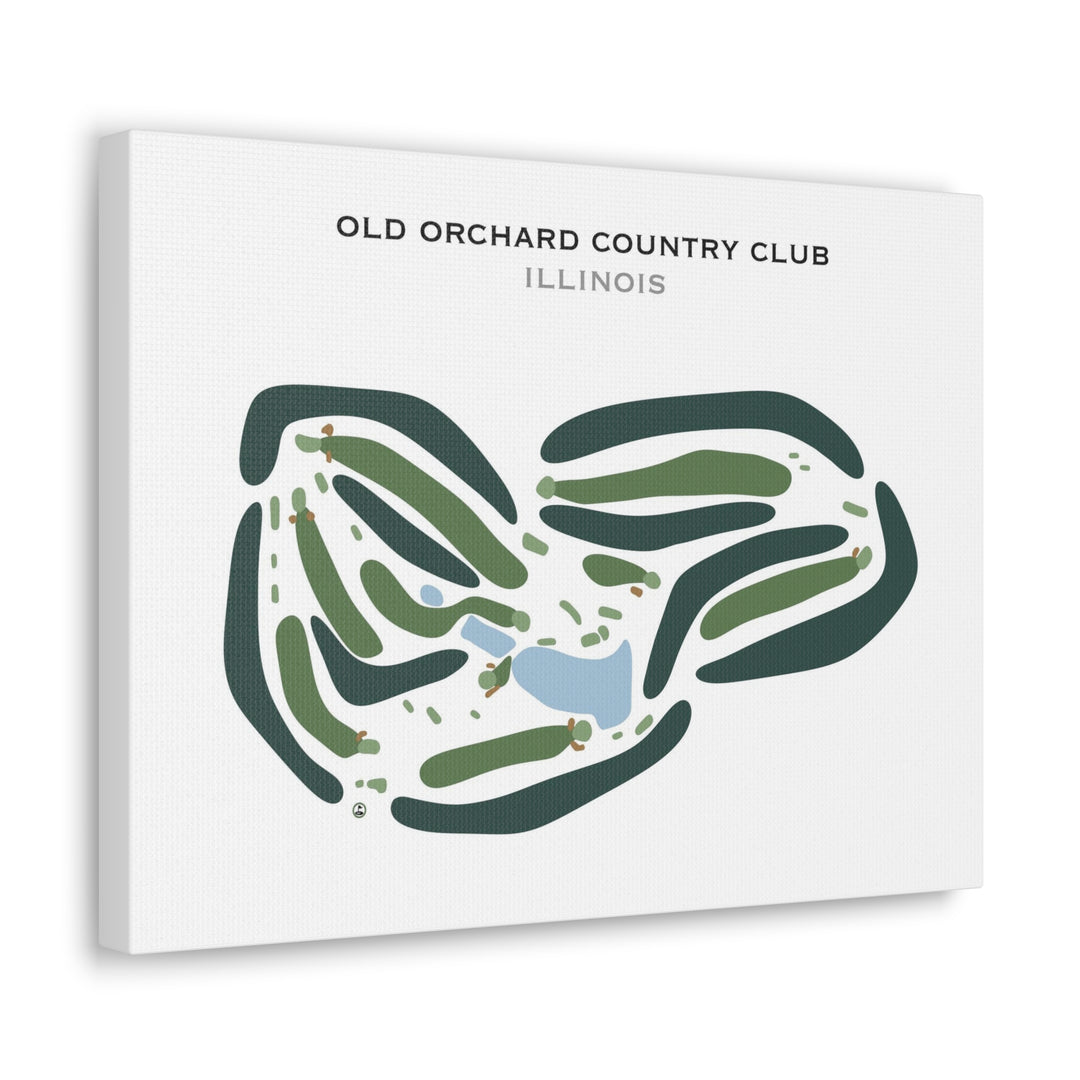 Old Orchard Country Club, Illinois - Printed Golf Courses