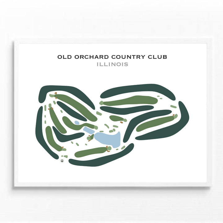 Old Orchard Country Club, Illinois - Printed Golf Courses