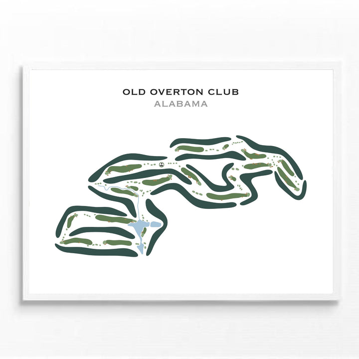 Old Overton Club, Alabama - Printed Golf Courses