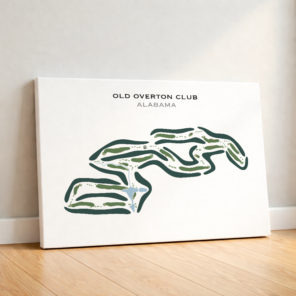 Old Overton Club, Alabama - Printed Golf Courses