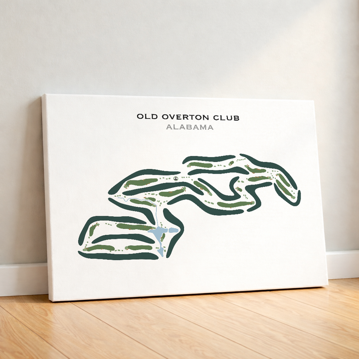 Old Overton Club, Alabama - Printed Golf Courses