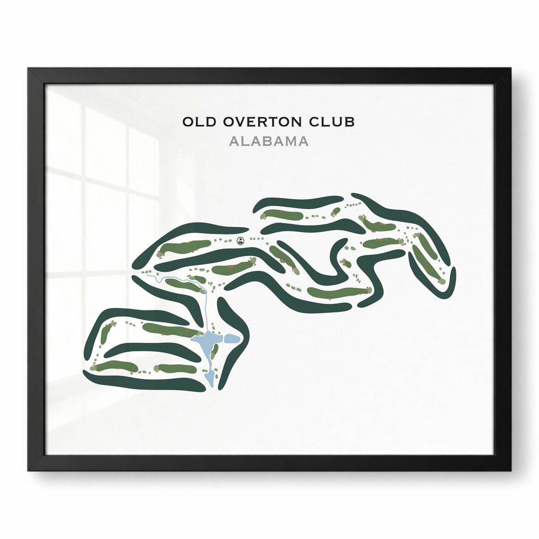 Old Overton Club, Alabama - Printed Golf Courses