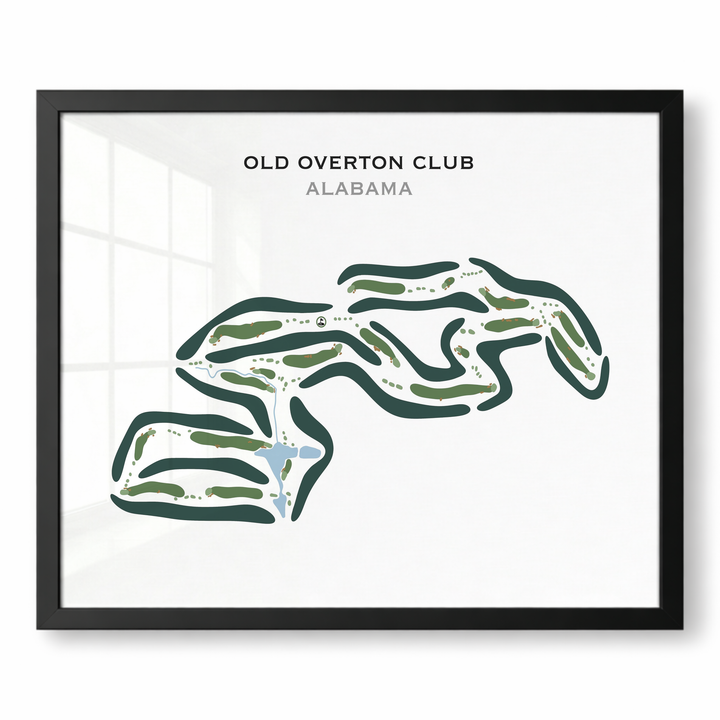 Old Overton Club, Alabama - Printed Golf Courses