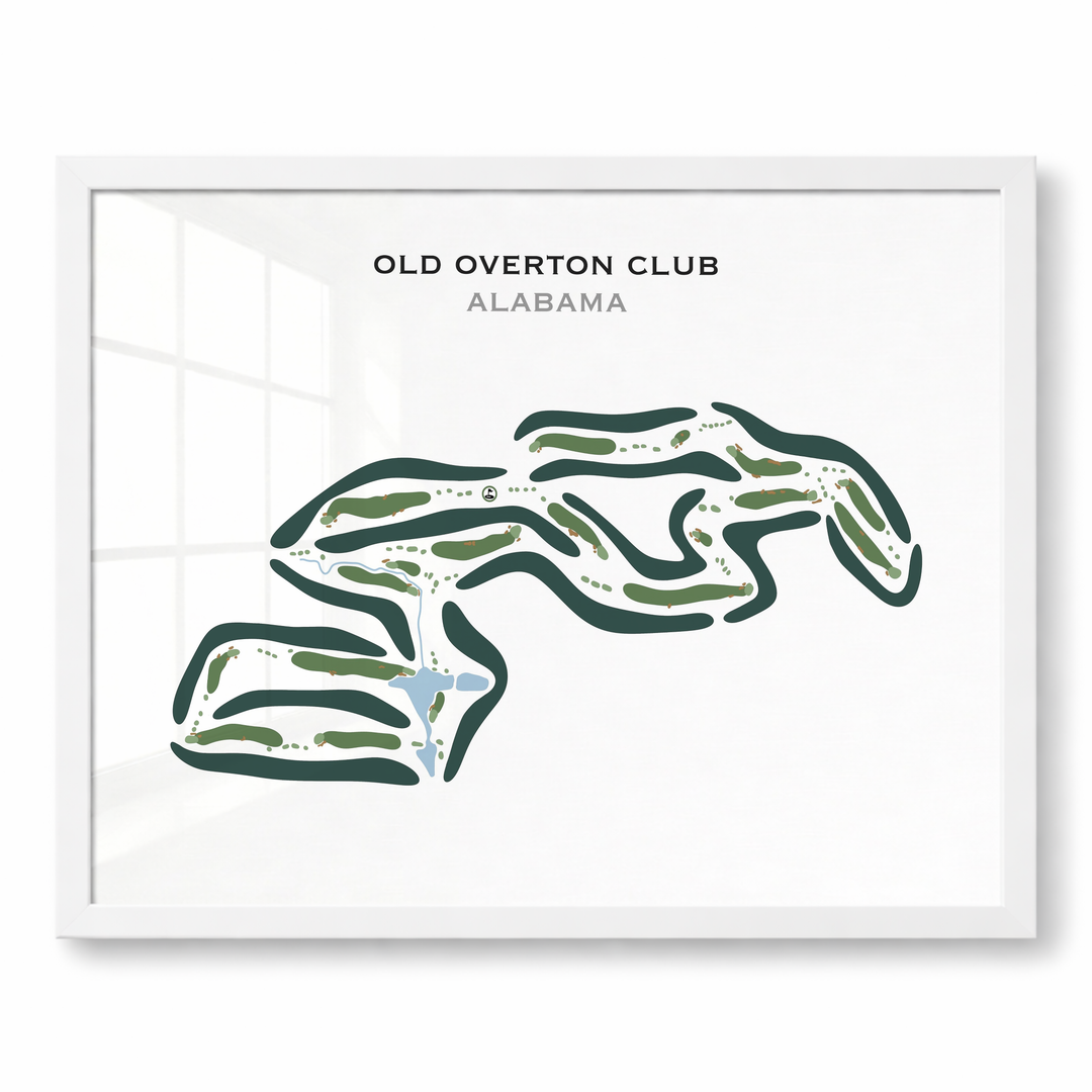 Old Overton Club, Alabama - Printed Golf Courses