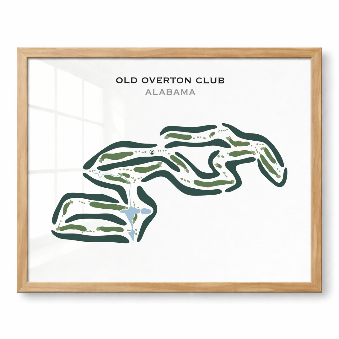 Old Overton Club, Alabama - Printed Golf Courses