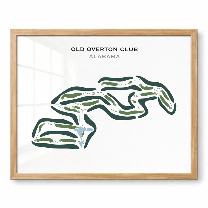 Old Overton Club, Alabama - Printed Golf Courses