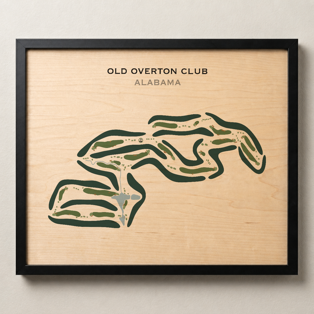 Old Overton Club, Alabama - Printed Golf Courses