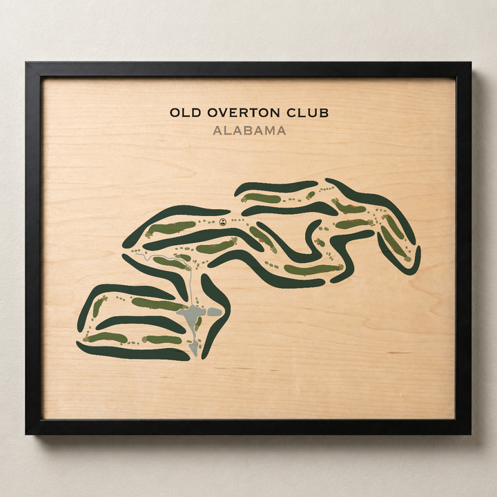 Old Overton Club, Alabama - Printed Golf Courses