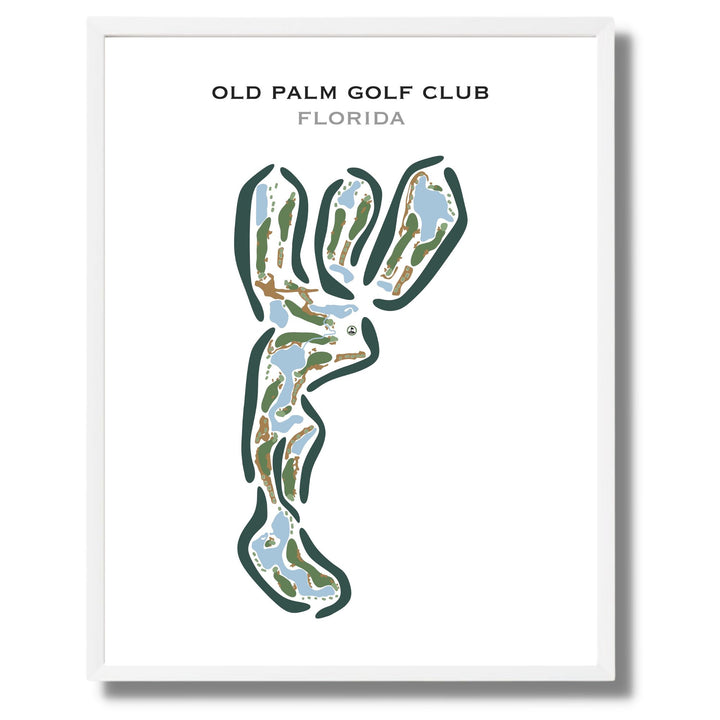 Old Palm Golf Club, Florida - Printed Golf Course