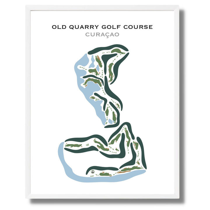 Old Quarry Golf Course, Curaçao - Printed Golf Courses