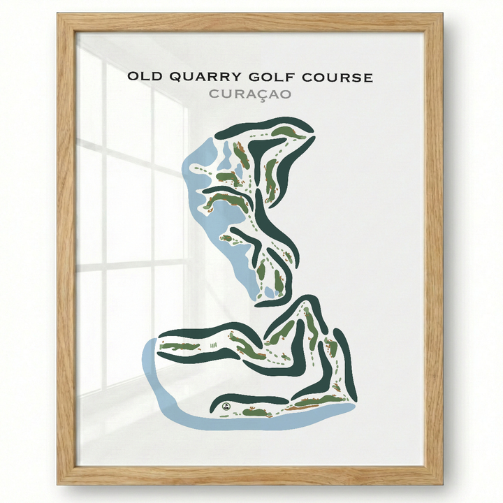 Old Quarry Golf Course, Curaçao - Printed Golf Courses