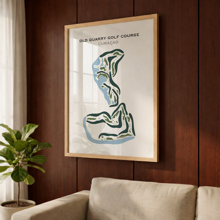 Old Quarry Golf Course, Curaçao - Printed Golf Courses