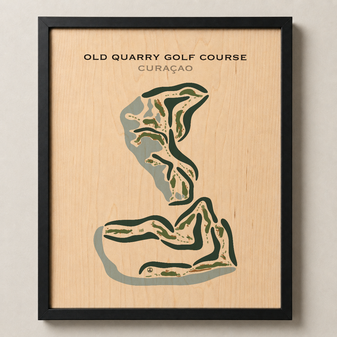 Old Quarry Golf Course, Curaçao - Printed Golf Courses