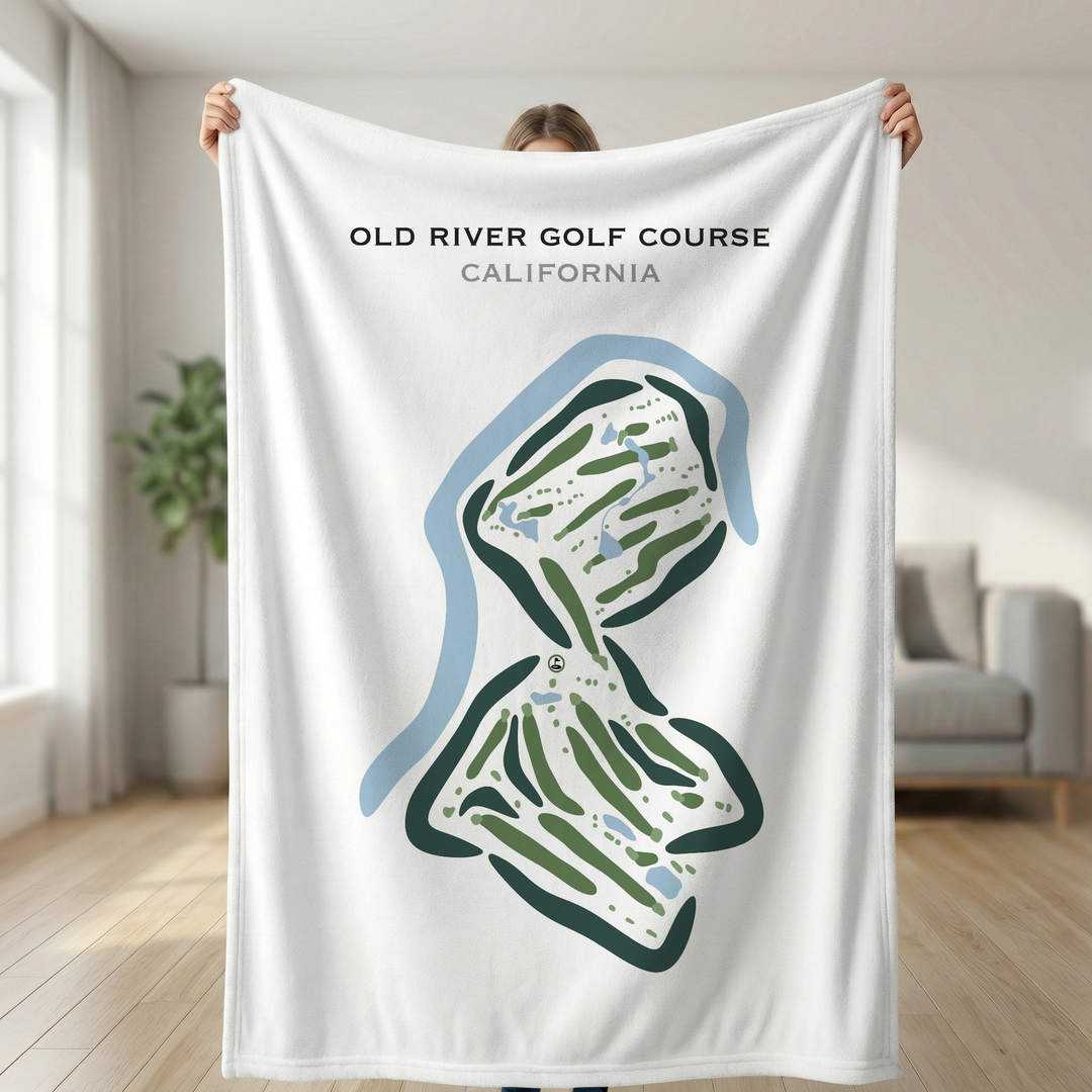 Old River Golf Course, California - Printed Golf Courses