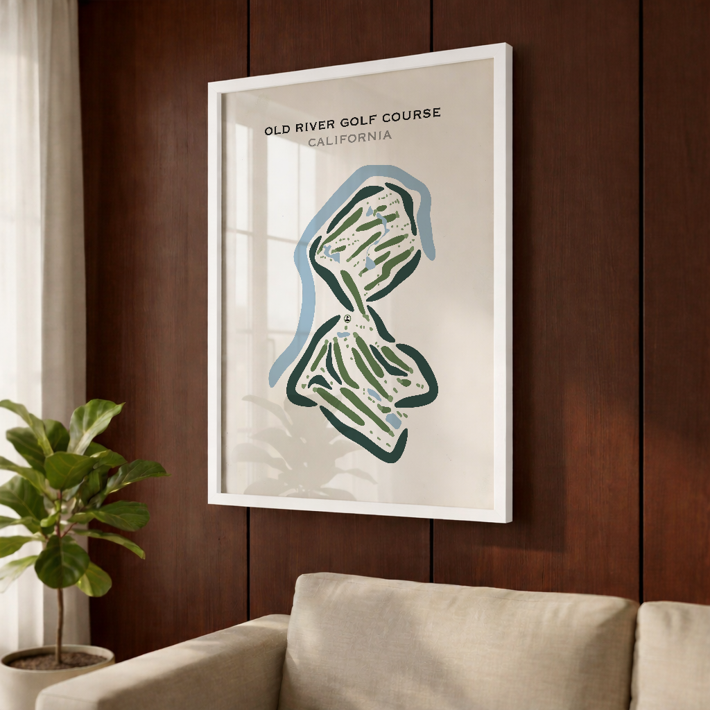 Old River Golf Course, California - Printed Golf Courses