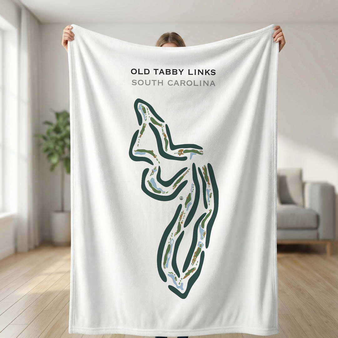 Old Tabby Golf Links, South Carolina - Printed Golf Course