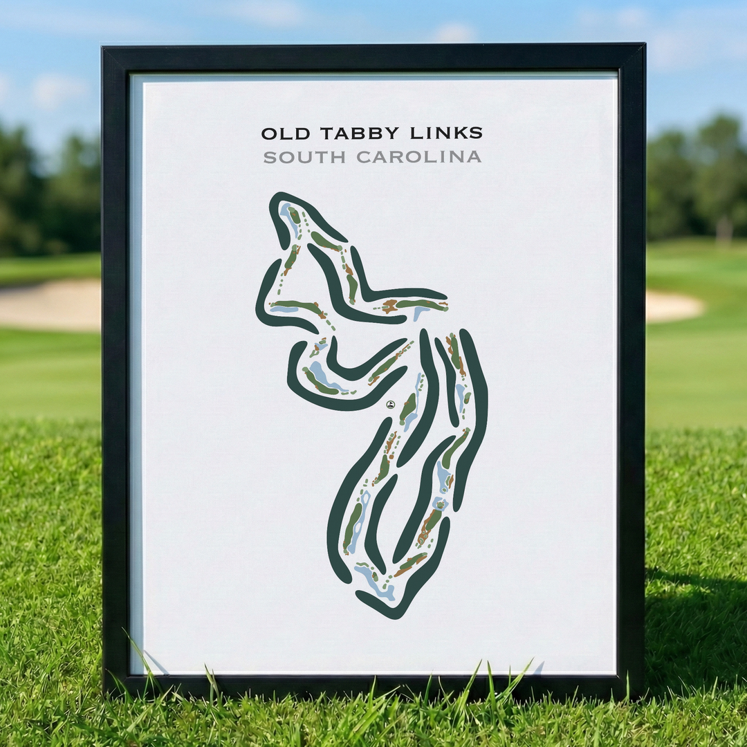 Old Tabby Golf Links, South Carolina - Printed Golf Course