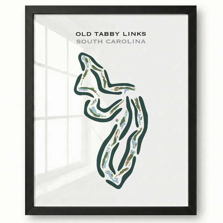 Old Tabby Golf Links, South Carolina - Printed Golf Course