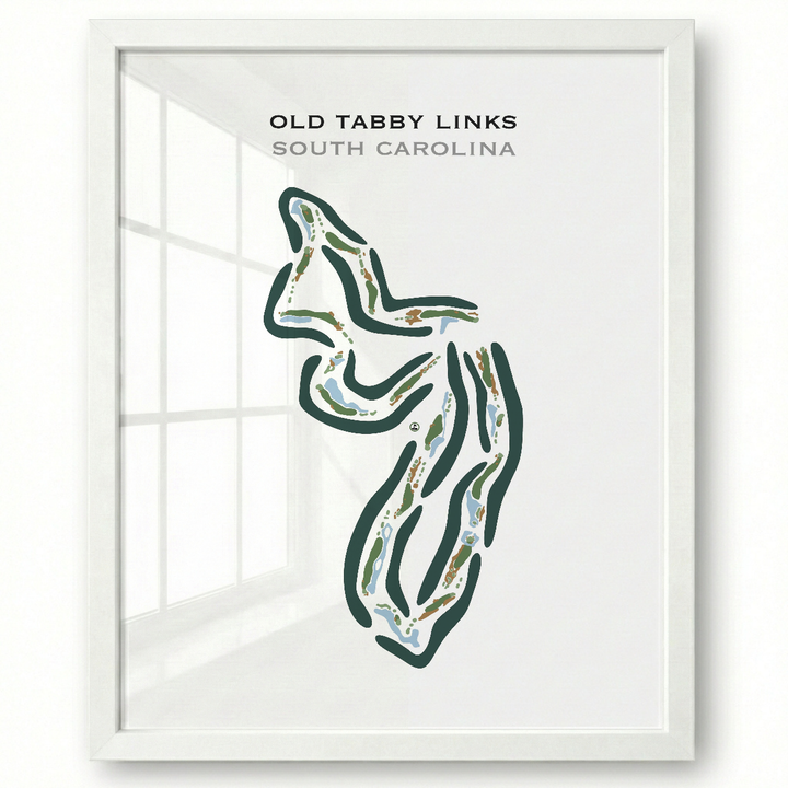Old Tabby Golf Links, South Carolina - Printed Golf Course
