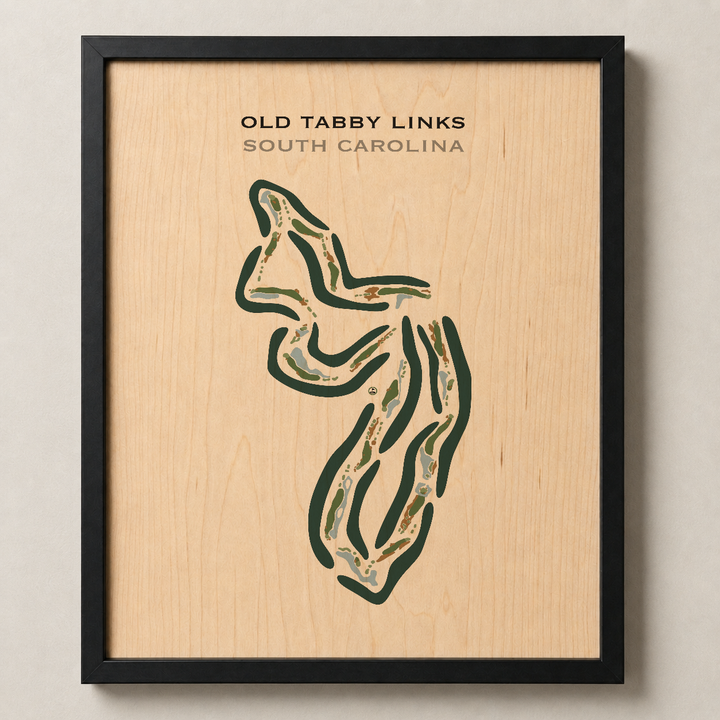 Old Tabby Golf Links, South Carolina - Printed Golf Course