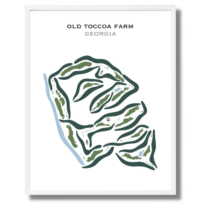 Old Toccoa Farm, Georgia - Printed Golf Courses