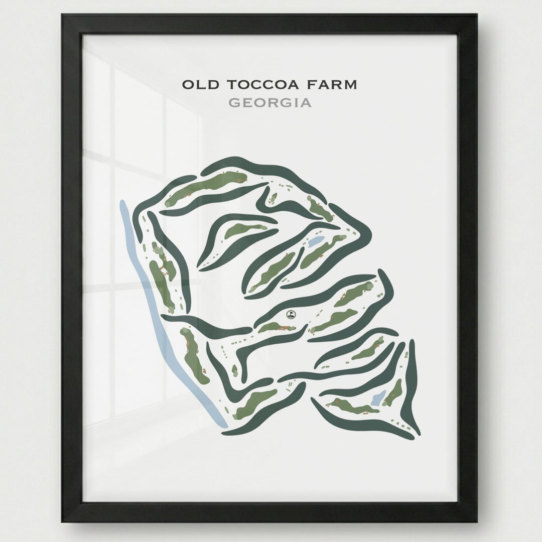 Old Toccoa Farm, Georgia - Printed Golf Courses