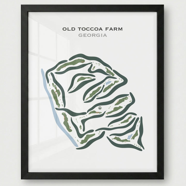 Old Toccoa Farm, Georgia - Printed Golf Courses