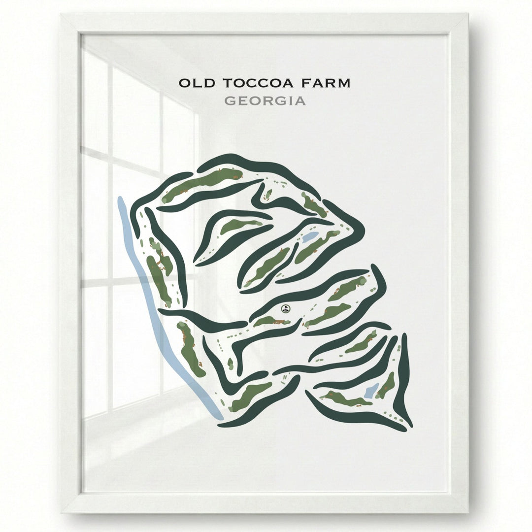 Old Toccoa Farm, Georgia - Printed Golf Courses