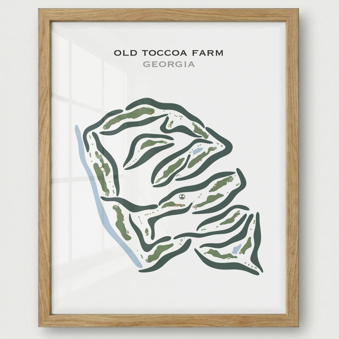 Old Toccoa Farm, Georgia - Printed Golf Courses