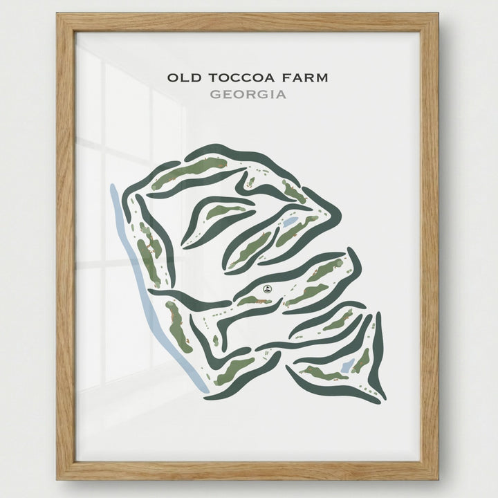 Old Toccoa Farm, Georgia - Printed Golf Courses