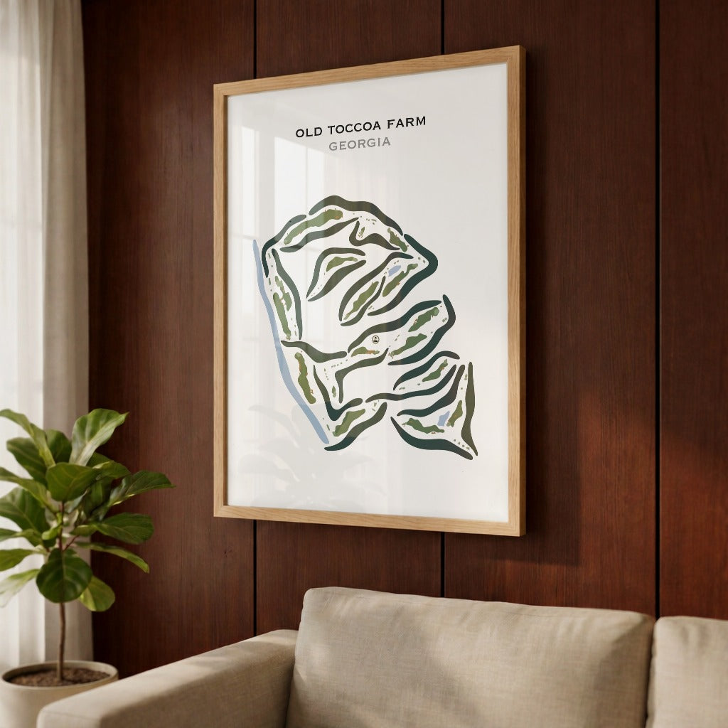 Old Toccoa Farm, Georgia - Printed Golf Courses
