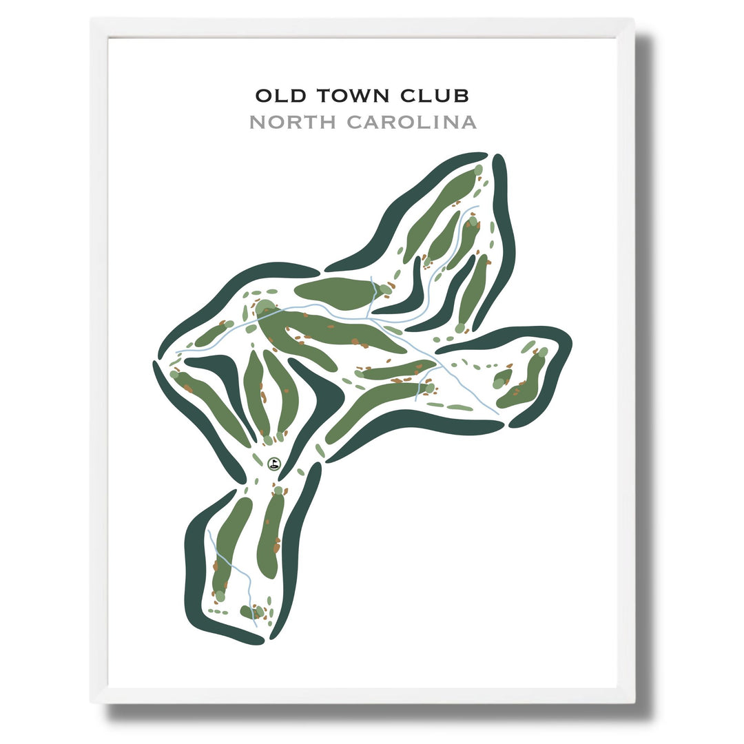 Old Town Club, North Carolina - Printed Golf Courses