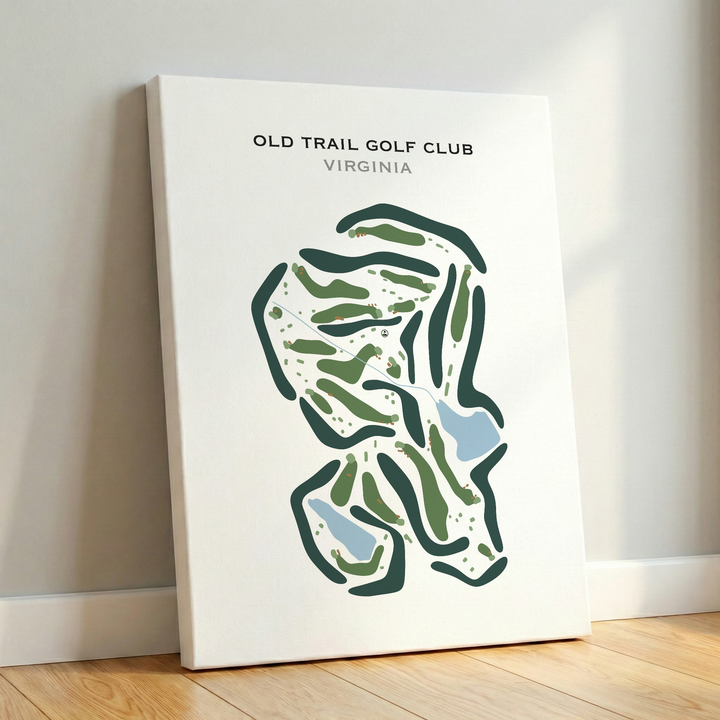 Old Trail Golf Club, Virginia - Printed Golf Courses