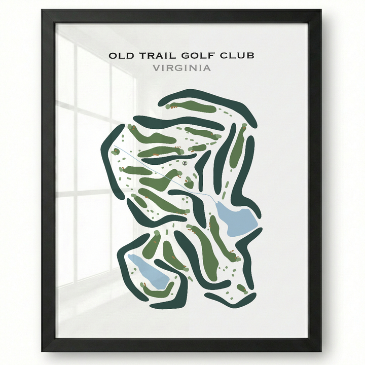 Old Trail Golf Club, Virginia - Printed Golf Courses