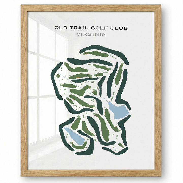 Old Trail Golf Club, Virginia - Printed Golf Courses
