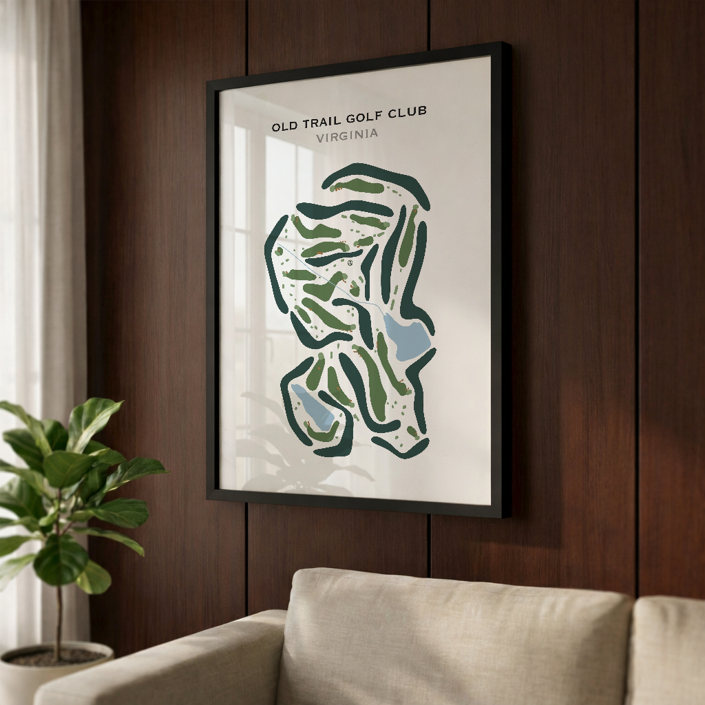 Old Trail Golf Club, Virginia - Printed Golf Courses