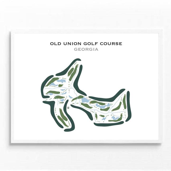 Old Union Golf Course, Georgia - Printed Golf Courses
