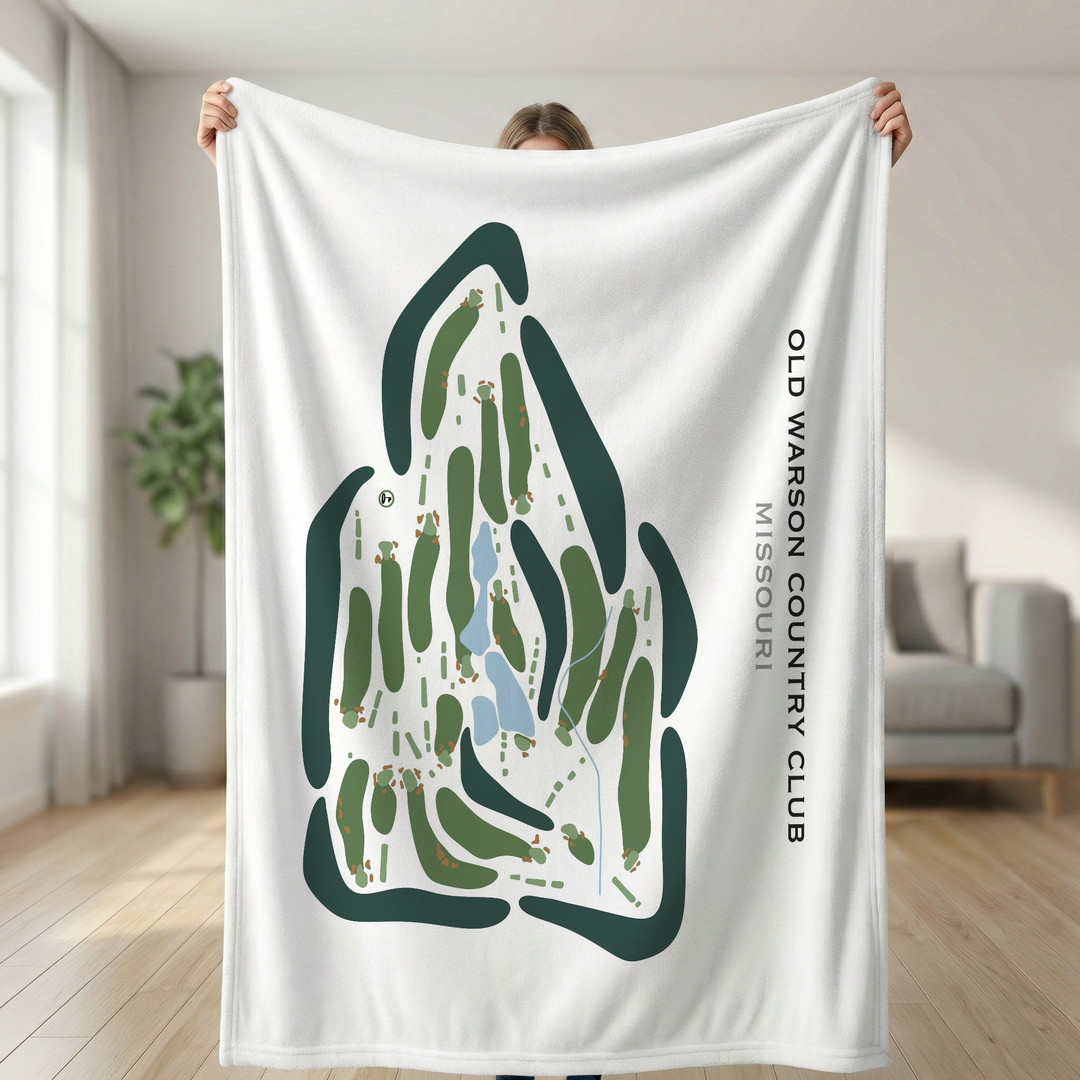 Old Warson Country Club, Missouri - Printed Golf Courses