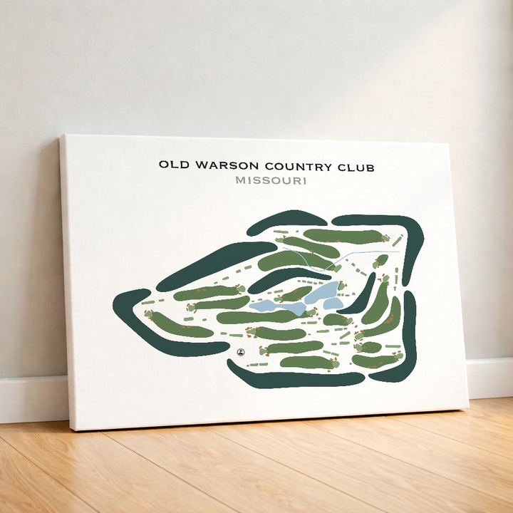 Old Warson Country Club, Missouri - Printed Golf Courses