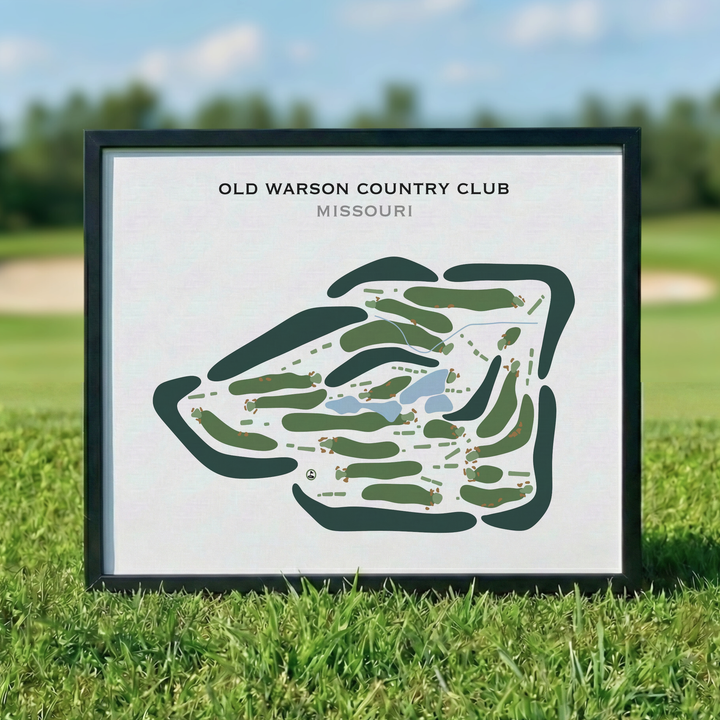 Old Warson Country Club, Missouri - Printed Golf Courses