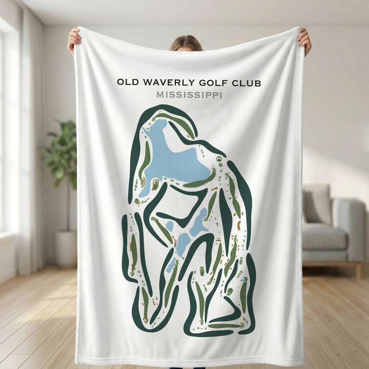 Old Waverly Golf Club, Mississippi - Printed Golf Courses
