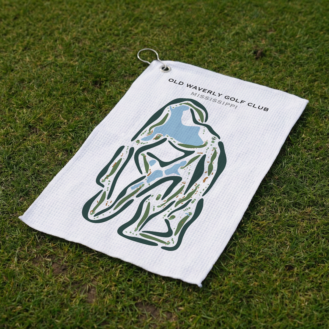 Old Waverly Golf Club, Mississippi - Printed Golf Courses