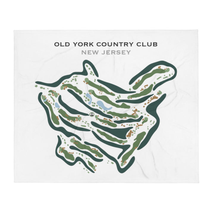 Old York Country Club, New Jersey - Printed Golf Courses