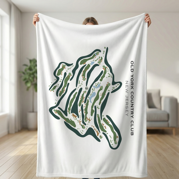 Old York Country Club, New Jersey - Printed Golf Courses