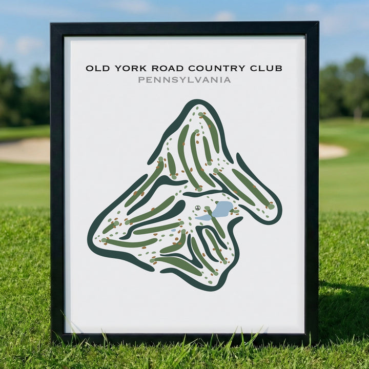 Old York Road Country Club, Pennsylvania - Printed Golf Courses