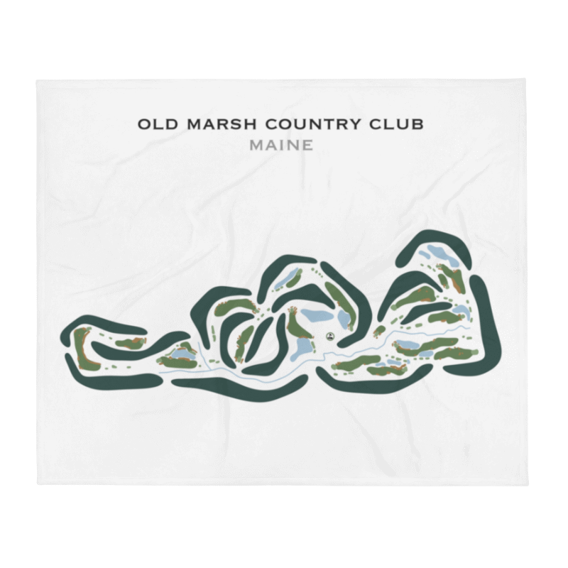 Old Marsh Country Club, Maine - Printed Golf Courses