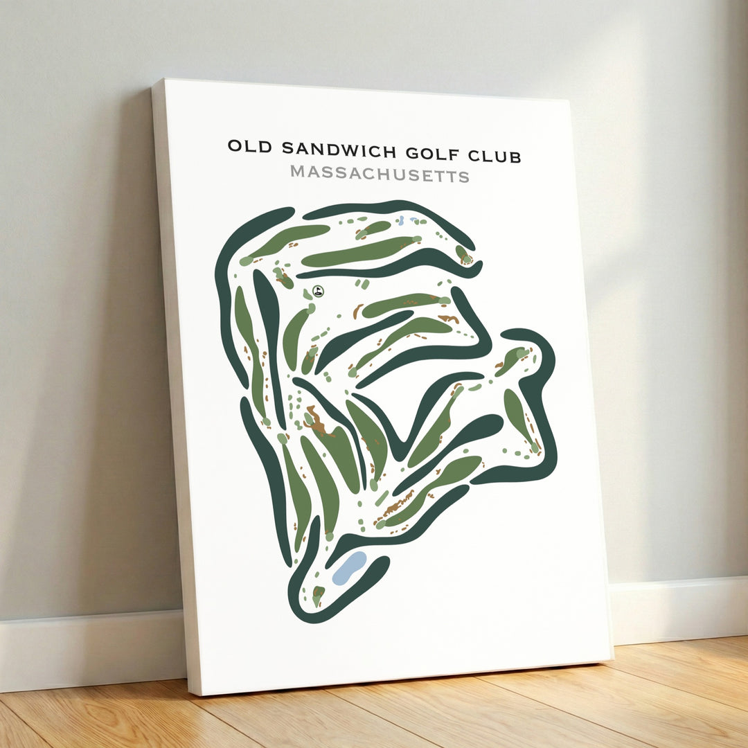 Old Sandwich Golf Club, Massachusetts - Printed Golf Courses