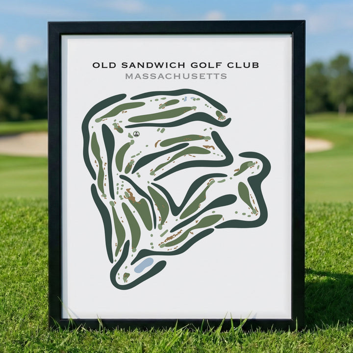 Old Sandwich Golf Club, Massachusetts - Printed Golf Courses