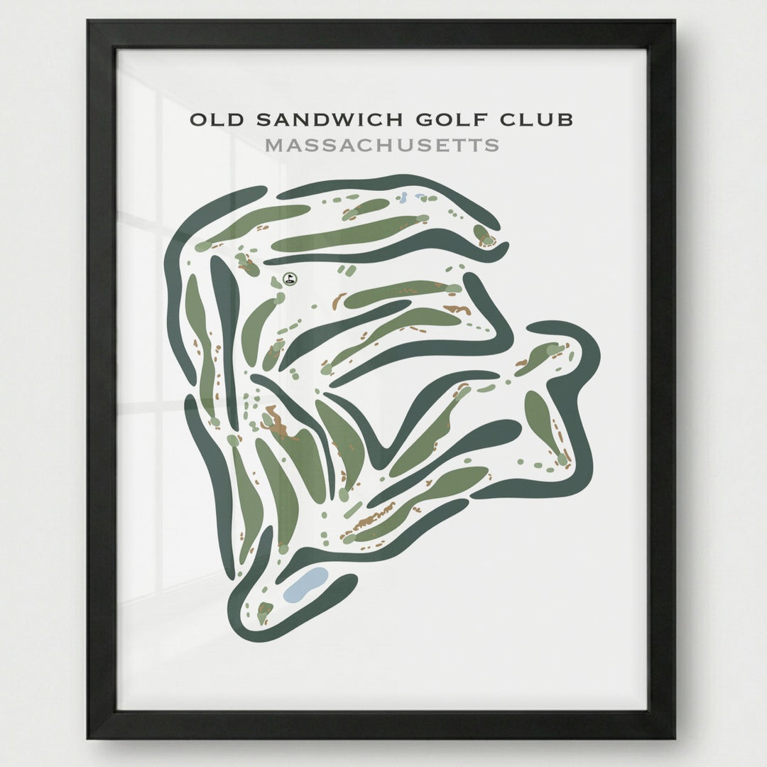 Old Sandwich Golf Club, Massachusetts - Printed Golf Courses